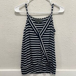 Sunday in Brooklyn Anthropologie Navy and White Stripe Tank Top Size XS